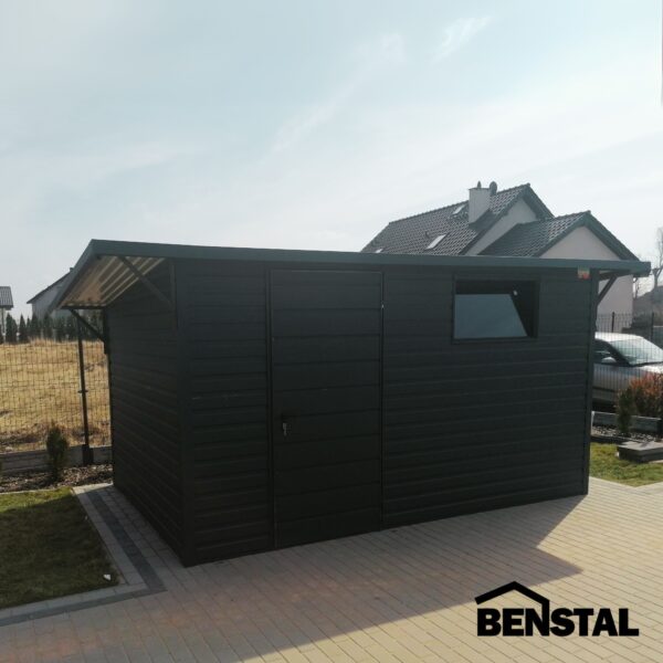 Blechgaragen Holzähnliche Blechgaragen Schwingtor Haustür Gartenhaus Werkzeugkasten Blech