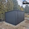 Gartenhaus-schraeg-nach-hinten-durchbrochener-Carport-anthrazit-